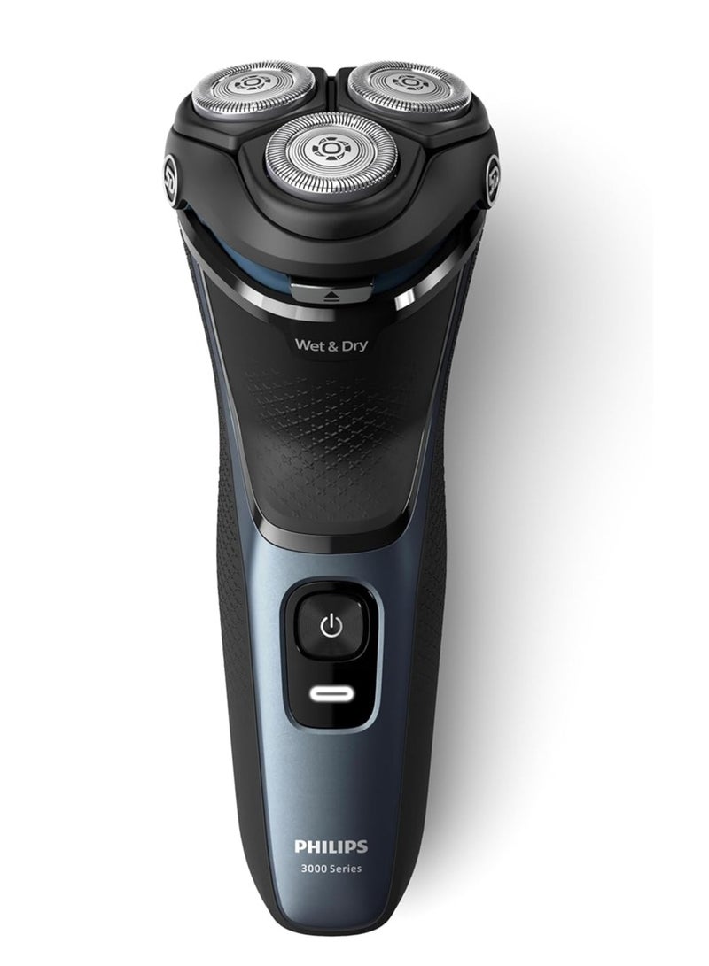 Philips Shaver 3000 Series Wet & Dry Electric Shaver S3144/00 Black - Image 3