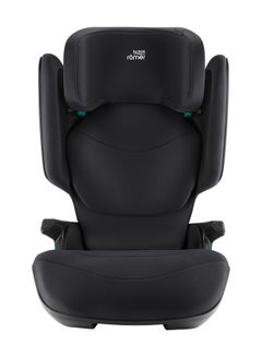 Britax Romer Kidfix Pro M Highback Booster Car Seat - 3.5 Years To 12 Years, Protective Headrest, Quick-Remove Cover, Three Seats In A Row, Made In Germany - Space Black  - Image 1