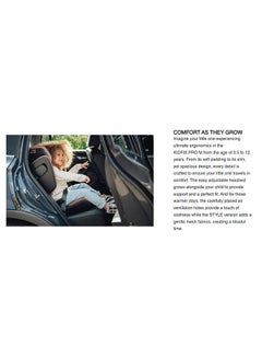 Britax Romer Kidfix Pro M Highback Booster Car Seat - 3.5 Years To 12 Years, Protective Headrest, Quick-Remove Cover, Three Seats In A Row, Made In Germany - Space Black  - Image 5