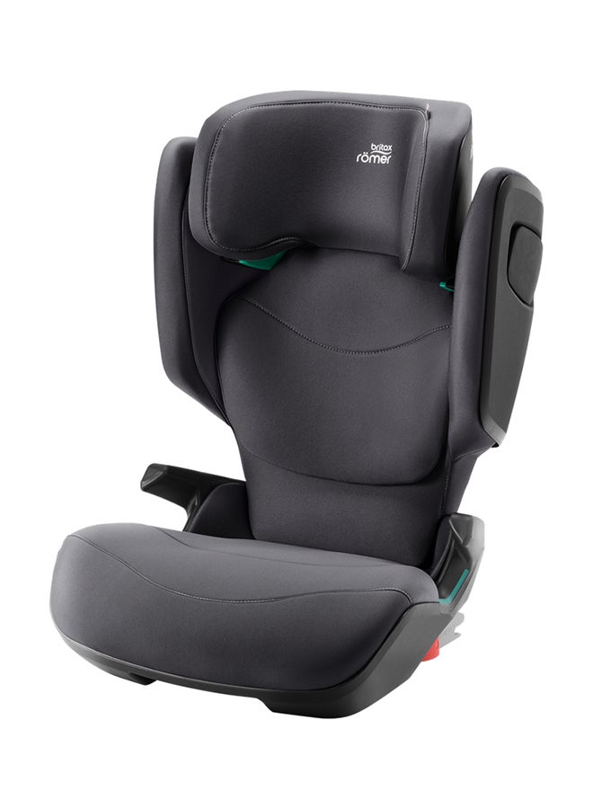 Britax Romer Kidfix Pro M Highback Booster Car Seat - 3.5 Years To 12 Years, Protective Headrest, Quick-Remove Cover, Three Seats In A Row, Made In Germany -  Midnight Grey  - Image 3
