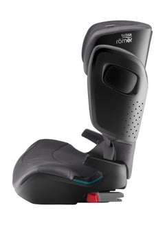 Britax Romer Kidfix Pro M Highback Booster Car Seat - 3.5 Years To 12 Years, Protective Headrest, Quick-Remove Cover, Three Seats In A Row, Made In Germany -  Midnight Grey  - Image 4