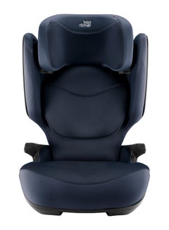 Britax Romer Kidfix Pro M Highback Booster Car Seat - 3.5 Years To 12 Years, Protective Headrest, Quick-Remove Cover, Three Seats In A Row, Made In Germany -  Night Blue  - Image 1