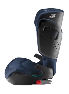 Britax Romer Kidfix Pro M Highback Booster Car Seat - 3.5 Years To 12 Years, Protective Headrest, Quick-Remove Cover, Three Seats In A Row, Made In Germany -  Night Blue  - Image 4