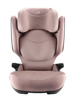 Britax Romer Kidfix Pro M Highback Booster Car Seat - 3.5 Years To 12 Years, Protective Headrest, Quick-Remove Cover, Three Seats In A Row, Made In Germany -  Dusty Rose  - Image 1