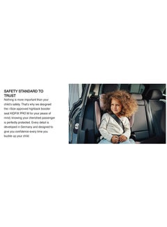 Britax Romer Kidfix Pro M Highback Booster Car Seat - 3.5 Years To 12 Years, Protective Headrest, Quick-Remove Cover, Three Seats In A Row, Made In Germany -  Dusty Rose  - Image 5