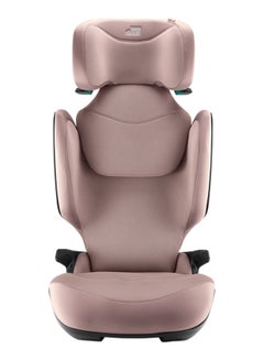 Britax Romer Kidfix Pro M Highback Booster Car Seat - 3.5 Years To 12 Years, Protective Headrest, Quick-Remove Cover, Three Seats In A Row, Made In Germany -  Dusty Rose  - Image 2
