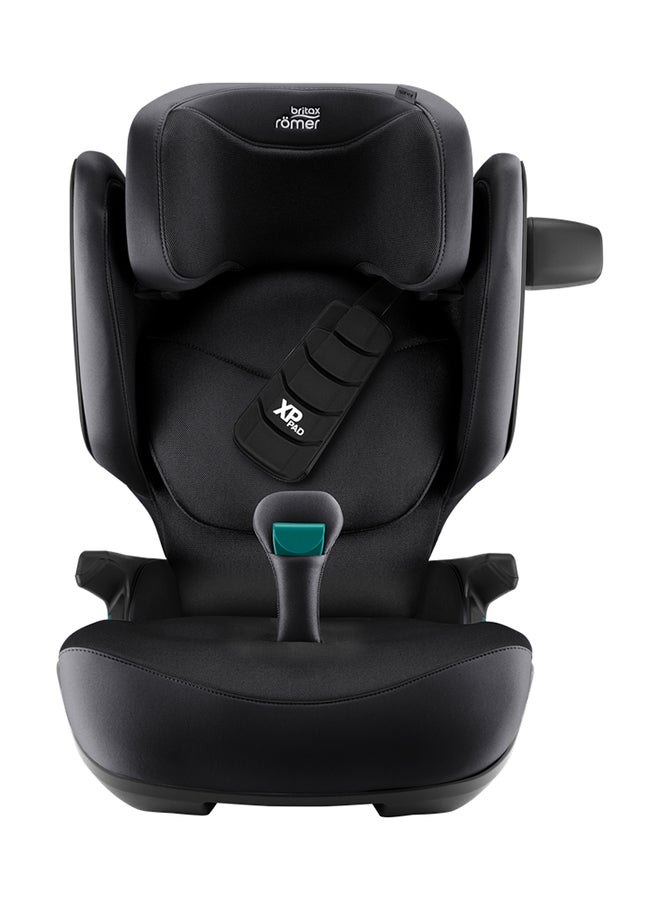 Britax Romer Kidfix Pro Highback Booster Car Seat - 3.5 Years To 12 Years, Sict, Xp-Pad, Secureguard, Comfort Headrest, Quick-Remove Washable Cover, Three Seats In A Row, Made In Germany - Carbon Black  - Image 1