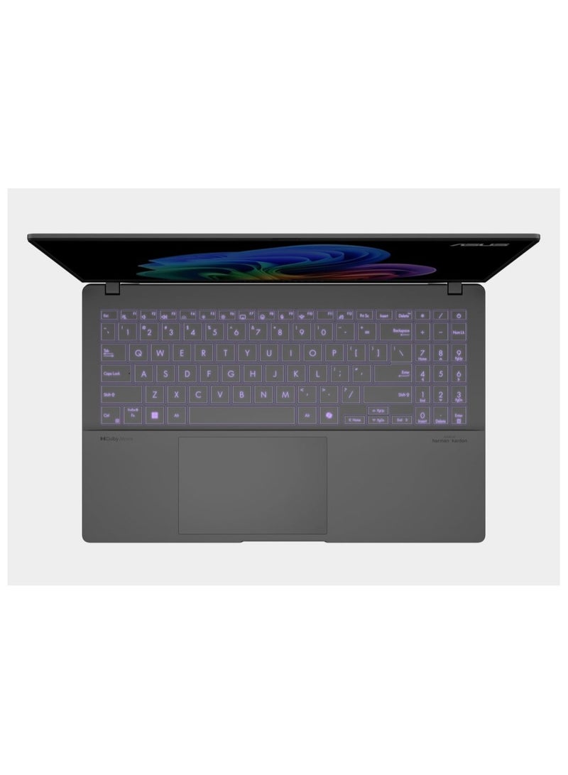أسوس - ASUS Vivobook S 15 OLED S5507QA-MA037W Sales Model Name : S5507QA-MA037W Processor : intel core ultra 7 155H 3.4GHz memory : 16GB DDR5 on board Storage : 512GB M.2 NVMe™ SSD Brands Asus, ASUS VivoBook English/Arabic Cool Silver - Image 1