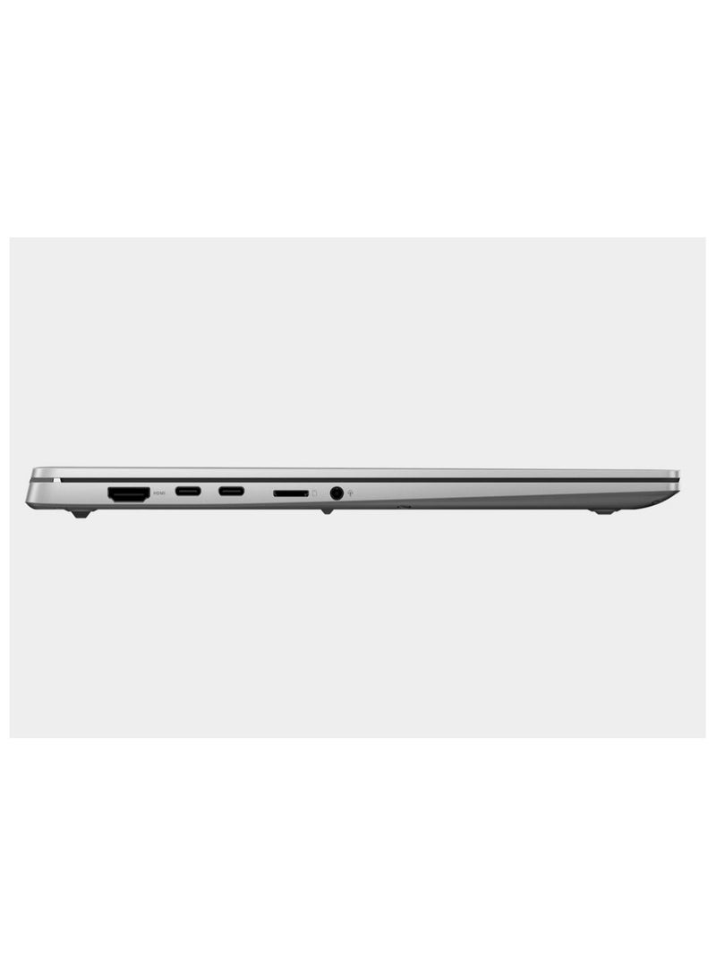 أسوس - ASUS Vivobook S 15 OLED S5507QA-MA037W Sales Model Name : S5507QA-MA037W Processor : intel core ultra 7 155H 3.4GHz memory : 16GB DDR5 on board Storage : 512GB M.2 NVMe™ SSD Brands Asus, ASUS VivoBook English/Arabic Cool Silver - Image 1