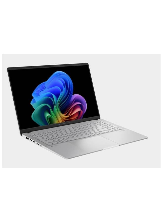 أسوس - ASUS Vivobook S 15 OLED S5507QA-MA037W Sales Model Name : S5507QA-MA037W Processor : intel core ultra 7 155H 3.4GHz memory : 16GB DDR5 on board Storage : 512GB M.2 NVMe™ SSD Brands Asus, ASUS VivoBook English/Arabic Cool Silver - Image 1