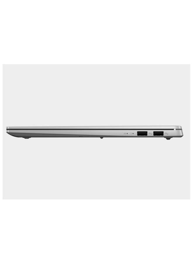 أسوس - ASUS Vivobook S 15 OLED S5507QA-MA037W Sales Model Name : S5507QA-MA037W Processor : intel core ultra 7 155H 3.4GHz memory : 16GB DDR5 on board Storage : 512GB M.2 NVMe™ SSD Brands Asus, ASUS VivoBook English/Arabic Cool Silver - Image 1