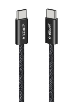 Anker Zolo USB C to USB C 240W Braided Fast Charging Cable - Black  - Image 1