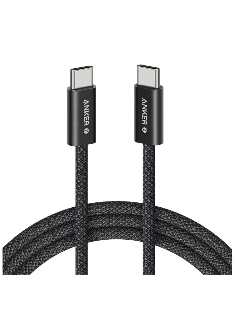 Anker Zolo USB C to USB C 240W Braided Fast Charging Cable - Black  - Image 4