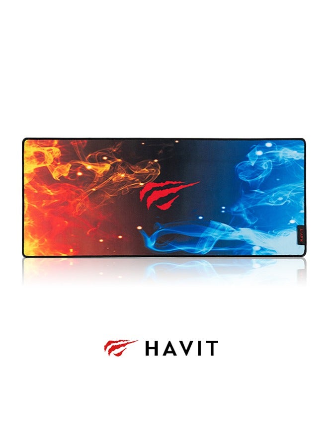 havit Portable Gaming Mouse Pad (70*30cm) ，With Non-Slip Computer Mouse Pad, Large Computer Desk Pad, Non-Slip Washable, Foldable, Suitable For Work Games - Image 1