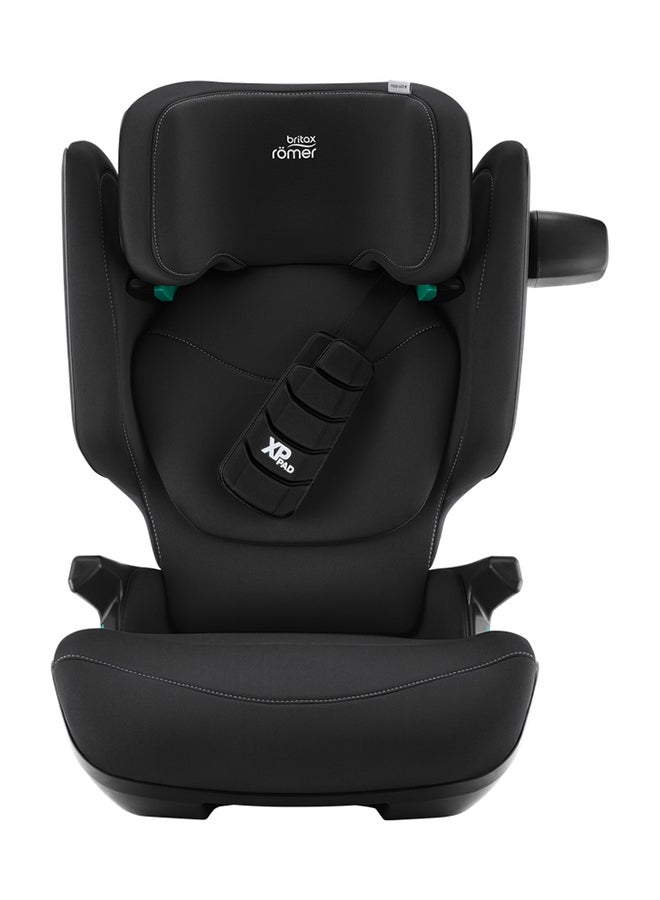 Britax Romer Kidfix Pro Highback Booster Car Seat - 3.5 Years To 12 Years, Sict, Xp-Pad, Secureguard, Comfort Headrest, Quick-Remove Washable Cover, Three Seats In A Row, Made In Germany - Space Black  - Image 1