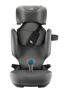Britax Romer Kidfix Pro Highback Booster Car Seat - 3.5 Years To 12 Years, Sict, Xp-Pad, Secureguard, Comfort Headrest, Quick-Remove Washable Cover, Three Seats In A Row, Made In Germany - Mineral Grey  - Image 2