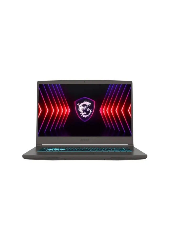 MSI MSI THIN 15 B13UCX-2491-LAKE I7 13620H-512GB SSD-16GB-RTX2050 4GB-15.6 FHD 144HZ-DOS-GRAY English/Arabic Cosmos Gray  - Image 1