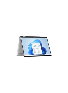 HP ENVY X360 2-1-AC0013DX-Intel core Ultra 5 125U-16GB-512GB SSD-16 WUXGA-WIN11-Glacier Silver Aluminum English/Arabic Glacier silver