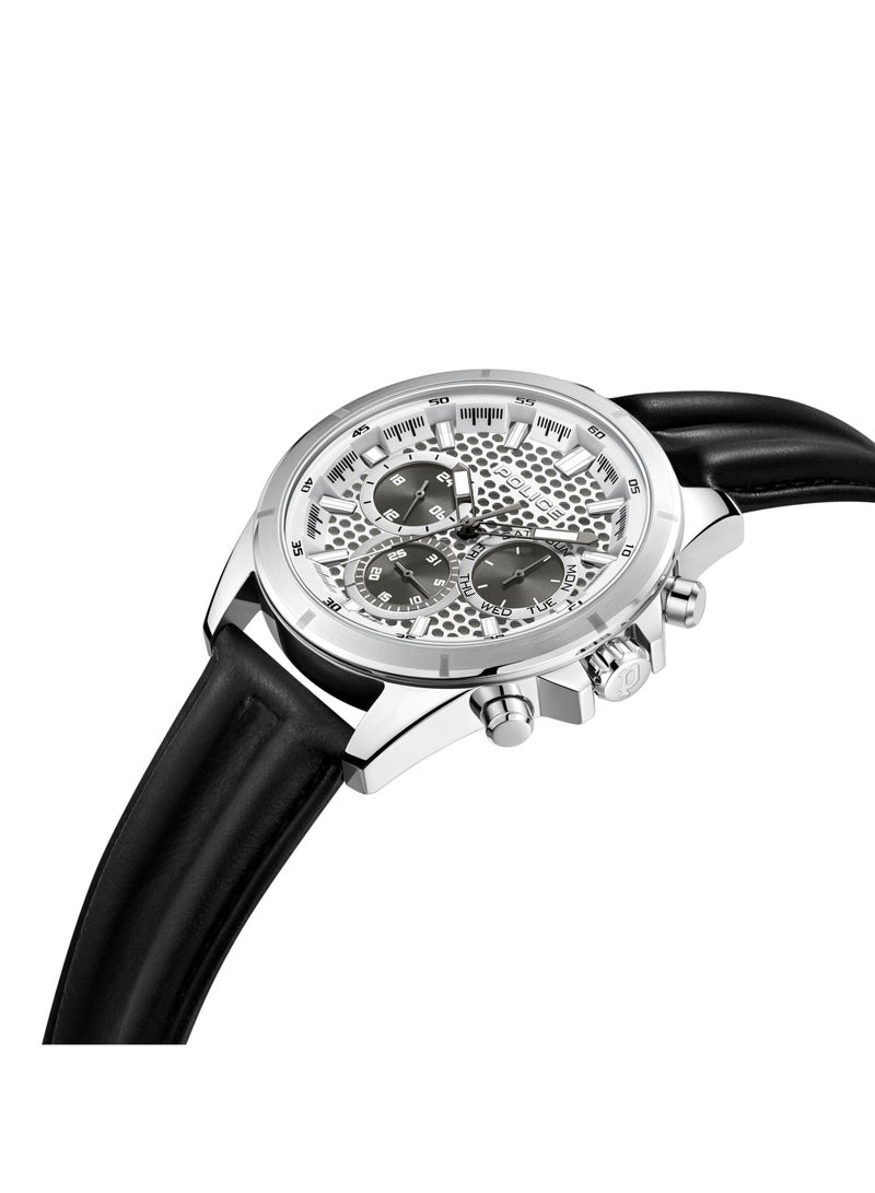 POLICE Men's Malawi Chronograph Watch With Genuine Leather Strap  - Image 2