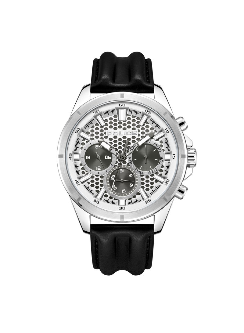 POLICE Men's Malawi Chronograph Watch With Genuine Leather Strap  - Image 1