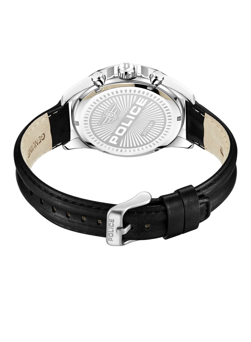 POLICE Men's Malawi Chronograph Watch With Genuine Leather Strap  - Image 3