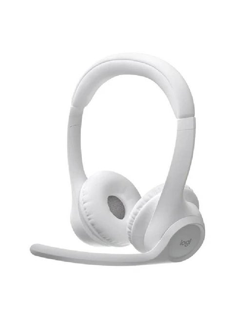 Zone 300 Wireless Bluetooth Headset With Noise-Cancelling Microphone White