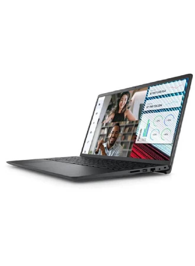 DELL - Dell Vostro 3520 Notebook PC, Intel Core i5-1235U, 15.6″ FHD, 8GB RAM , 256GB SSD, Win 11 Pro - Carbon Black English/Arabic Carbon Black - Image 1