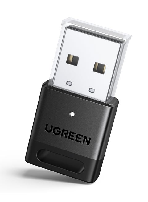 محول بلوتوث 5.4 للكمبيوتر الشخصي، جهاز استقبال وبث بلوتوث USB يعمل بنظام التشغيل Windows 11/10/8.1، الكمبيوتر المحمول، لوحة المفاتيح، الماوس، مكبر الصوت، سماعة الرأس، وحدة تحكم PS5/Xbox/Switch أسود