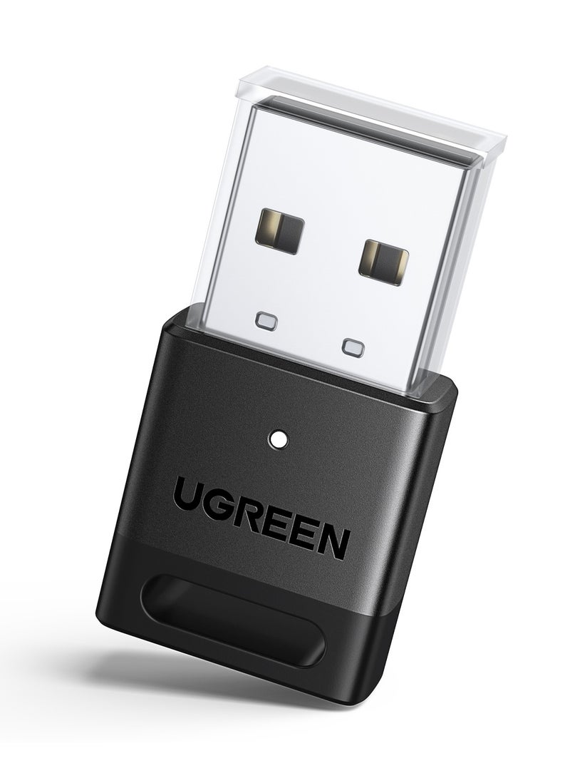 Ugreen Bluetooth 5.4 Adapter for PC, Bluetooth Dongle Plug and Play USB Bluetooth Receiver & Transmitter for Windows 11/10/8.1, Laptop, Keyboard, Mouse, Speaker, Headphone, PS5/Xbox/Switch Controller Black  - Image 1