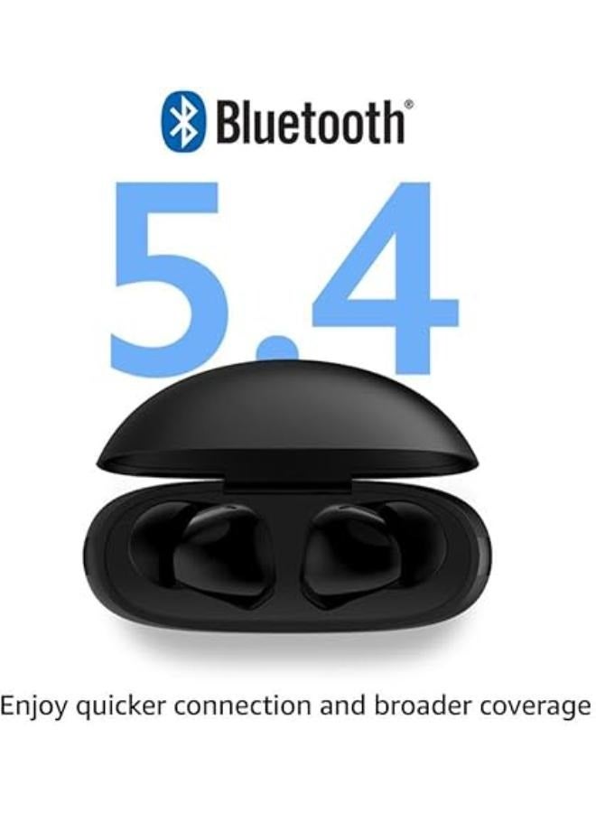 شاومي - Redmi Buds 5A, Active Noise Cancelling True Wireless Earbuds, Upto 30hr Playtime, AI Powered ENC for Clear Calls, Bluetooth V5.4, Low Latency Gaming Mode with Touch Controls Black - Image 1