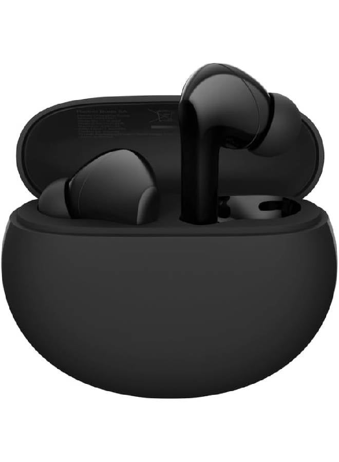 شاومي - Redmi Buds 5A, Active Noise Cancelling True Wireless Earbuds, Upto 30hr Playtime, AI Powered ENC for Clear Calls, Bluetooth V5.4, Low Latency Gaming Mode with Touch Controls Black - Image 1