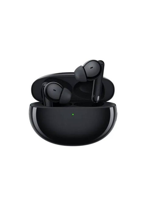 Enco Free2 True Wireless Headphones (42 dB deep personalised active noise cancellation, triple-mic call noise cancellation, 30 hour playback time) Black