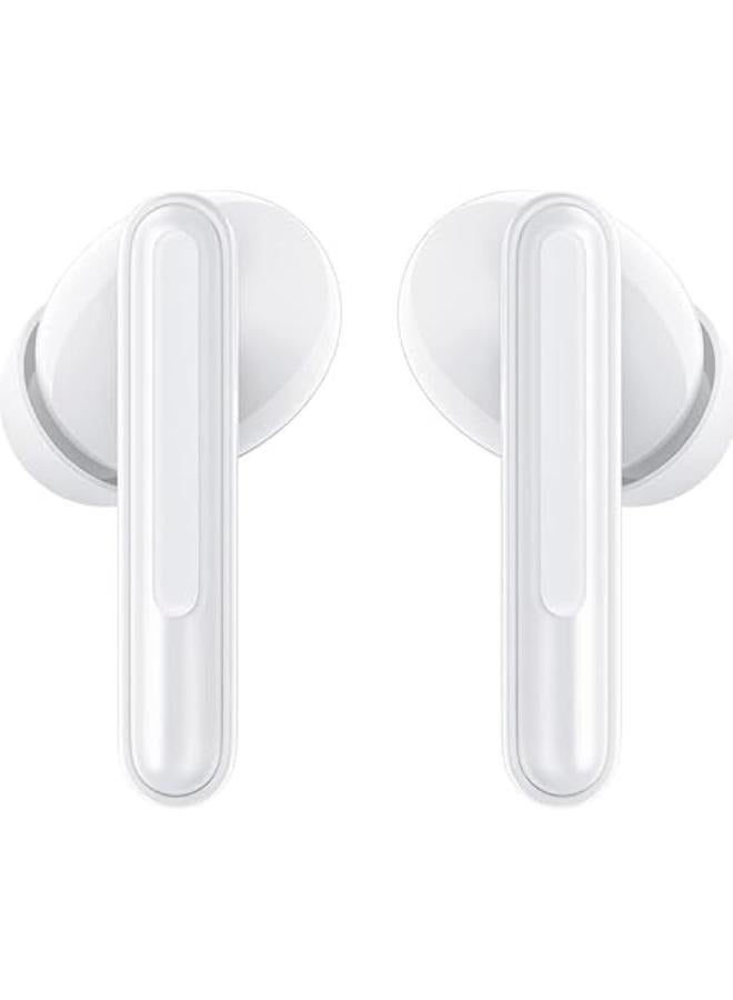 OPPO - Enco Free2 True Wireless Headphones (42 dB deep personalised active noise cancellation, triple-mic call noise cancellation, 30 hour playback time) White - Image 1