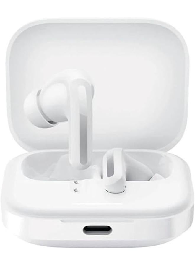 OPPO - Enco Free2 True Wireless Headphones (42 dB deep personalised active noise cancellation, triple-mic call noise cancellation, 30 hour playback time) White - Image 1
