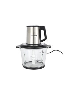KRYPTON 3.0 L Multi Chopper  Compact Multi-Purpose Chopping Machine, Stainless Steel Gear, Blade Assembly, Cutter Pole | 3 Buttons, 2 Speeds, Suitable for Vegetables, Fruits, Meat | for Fast and Effective Mincing, Egg Beating Function 2-Year Warranty 3 L 500 W KNMC6567 Silver/Black  - Image 1