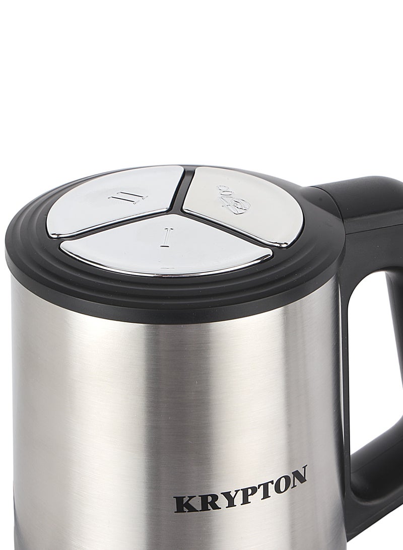 KRYPTON - 3.0 L Multi Chopper  Compact Multi-Purpose Chopping Machine, Stainless Steel Gear, Blade Assembly, Cutter Pole | 3 Buttons, 2 Speeds, Suitable for Vegetables, Fruits, Meat | for Fast and Effective Mincing, Egg Beating Function 2-Year Warranty 3 L 500 W KNMC6567 Silver/Black - Image 1