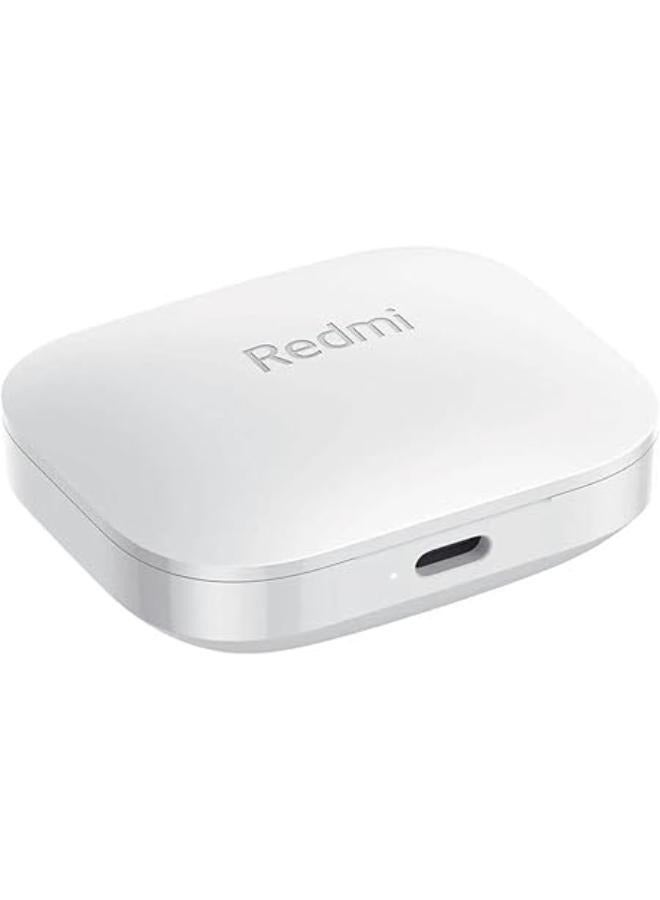 شاومي - Redmi Buds 5A, Active Noise Cancelling True Wireless Earbuds, Upto 30hr Playtime, AI Powered ENC for Clear Calls, Bluetooth V5.4, Low Latency Gaming Mode with Touch Controls White - Image 1