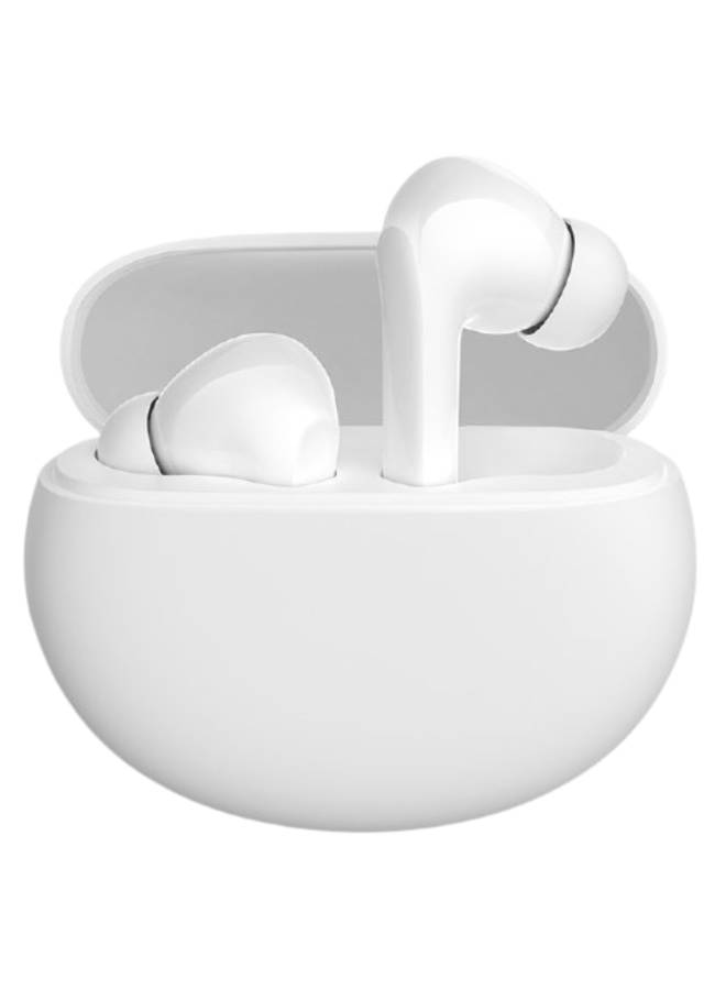 شاومي - Redmi Buds 5A, Active Noise Cancelling True Wireless Earbuds, Upto 30hr Playtime, AI Powered ENC for Clear Calls, Bluetooth V5.4, Low Latency Gaming Mode with Touch Controls White - Image 1