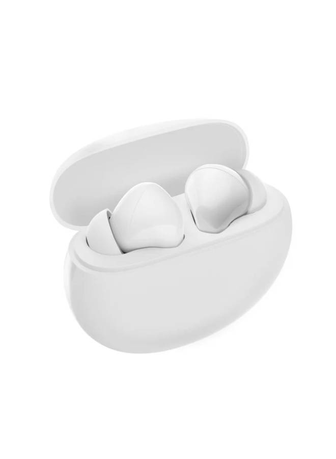 شاومي - Redmi Buds 5A, Active Noise Cancelling True Wireless Earbuds, Upto 30hr Playtime, AI Powered ENC for Clear Calls, Bluetooth V5.4, Low Latency Gaming Mode with Touch Controls White - Image 1