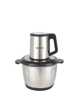 3.0 L Multi Chopper- Compact Multi-Purpose Chopping Machine, Stainless Steel Gear, Blade Assembly, Cutter Pole | 3 Buttons, 2 Speeds, Suitable for Vegetables, Fruits, Meat |  Fast and Effective Mincing, Egg Beating Function | 2-Year Warranty 3 L 500 W KNMC6566 Silver/Black - pnsku/N70137240V/45/_/1735127228/14860e21-79f1-4ec0-8142-8af27e33a465