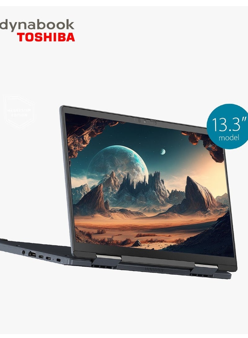Toshiba Dynabook Laptop With 13.3-Inch Display, Core i5-1135G7 Processor/8GB RAM/512GB SSD/Intel Iris XE Graphics/Windows 11 Pro English/Arabic Black - Image 2