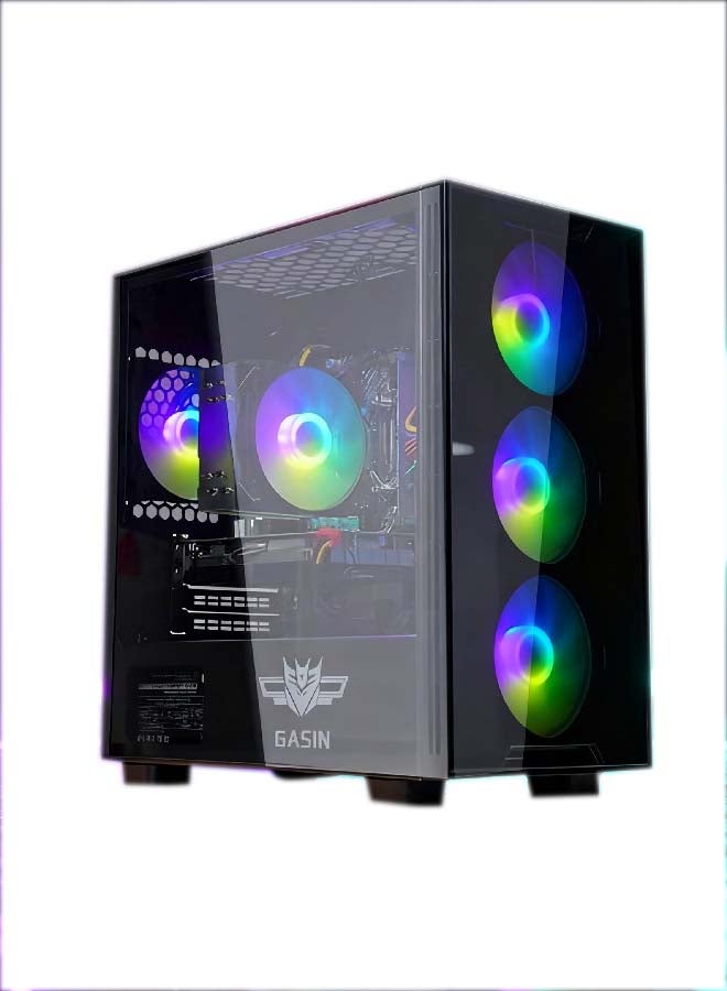 غاز كمبيوتر ألعاب بمعالج Core i5-11400F/قرص اس اس دي سعة 1 تيرابايت/ذاكرة وصول عشوائي (رام) سعة 16 جيجابايت/ذاكرة وصول عشوائي (رام) سعة 3200 ميجابايت/نظام تشغيل ويندوز 11/بطاقة رسومات NVIDIA GeForce GTX 1650 Super Graphics سعة 4 جيجابايت/ أسود - Image 1