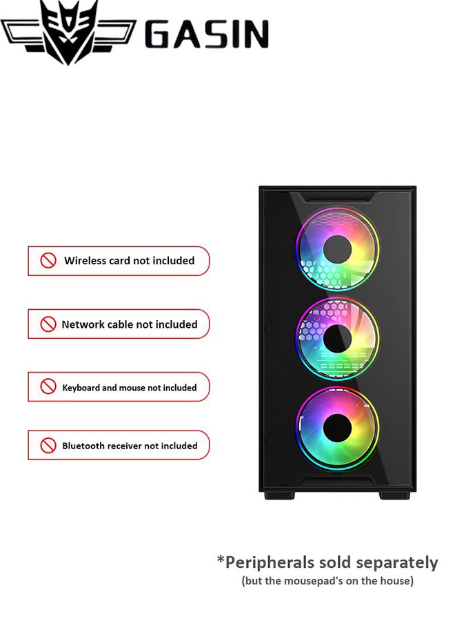 غاز كمبيوتر ألعاب بمعالج Core i5-11400F/قرص اس اس دي سعة 1 تيرابايت/ذاكرة وصول عشوائي (رام) سعة 16 جيجابايت/ذاكرة وصول عشوائي (رام) سعة 3200 ميجابايت/نظام تشغيل ويندوز 11/بطاقة رسومات NVIDIA GeForce GTX 1650 Super Graphics سعة 4 جيجابايت/ أسود - Image 5