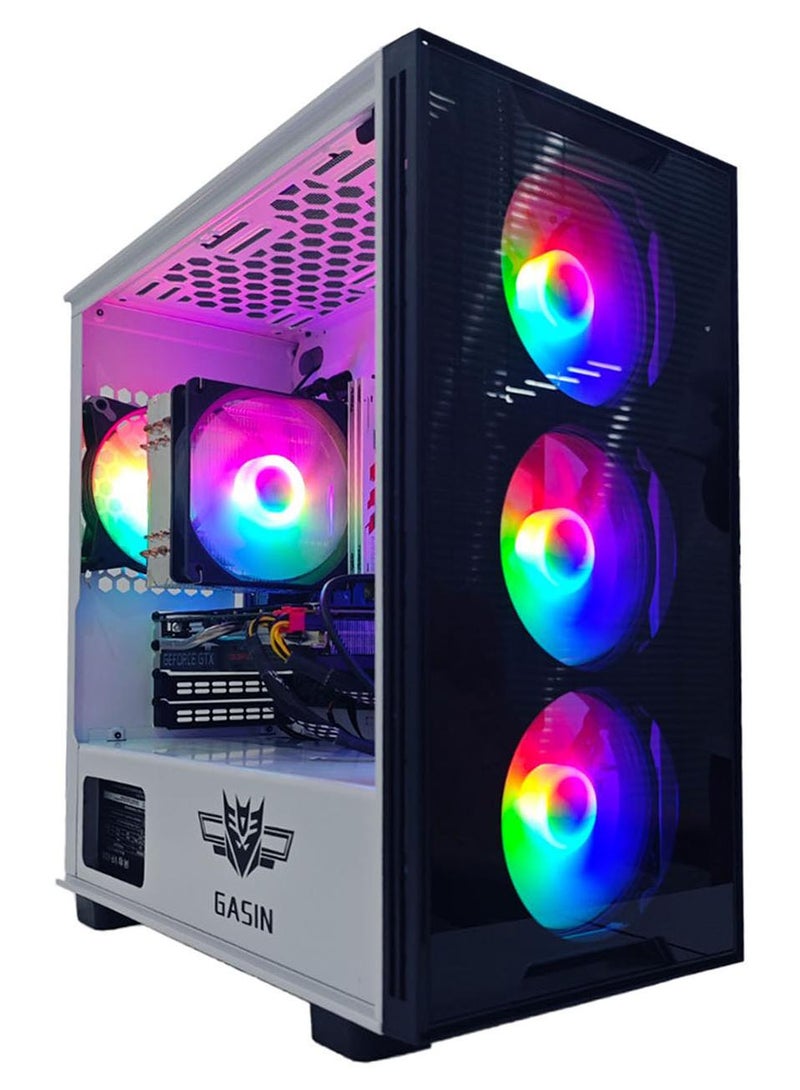 غاز كمبيوتر ألعاب بمعالج Core i5-11400F/قرص اس اس دي سعة 1 تيرابايت/ذاكرة وصول عشوائي (رام) سعة 16 جيجابايت/ذاكرة وصول عشوائي (رام) سعة 3200 ميجابايت/نظام تشغيل ويندوز 11/بطاقة رسومات NVIDIA GeForce GTX 1650 Super/ أبيض - Image 1