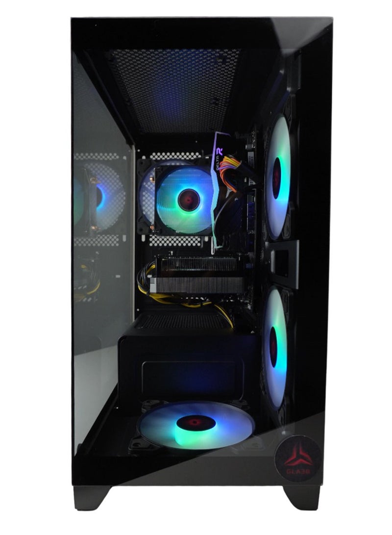 قلاعب - Beta Gaming PC for Beginners With Intel Core i5-10400F Processor/6GB NVIDIA GeForce RTX 3050 Graphics/16GB RAM DDR4/500GB SSD/ Black - Image 1