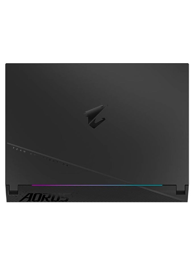 GIGABYTE - AORUS 15 9KF Laptop With 15.6-inch Thin Bezel FHD (1920x1080) 144Hz Display, Intel Core i5-12500H Processor/8GB DDR5 RAM/512GB SSD/Windows 11 Home/NVIDIA GeForce RTX 4060 8GB/ English/Arabic Black - Image 1