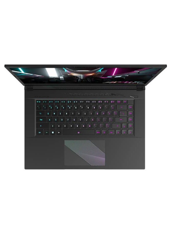 GIGABYTE - AORUS 15 9KF Laptop With 15.6-inch Thin Bezel FHD (1920x1080) 144Hz Display, Intel Core i5-12500H Processor/8GB DDR5 RAM/512GB SSD/Windows 11 Home/NVIDIA GeForce RTX 4060 8GB/ English/Arabic Black - Image 1