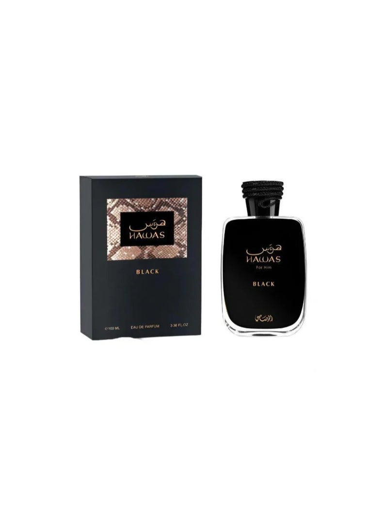 Rasasi - Hawas Black Eau De Parfum 100ml - Image 1