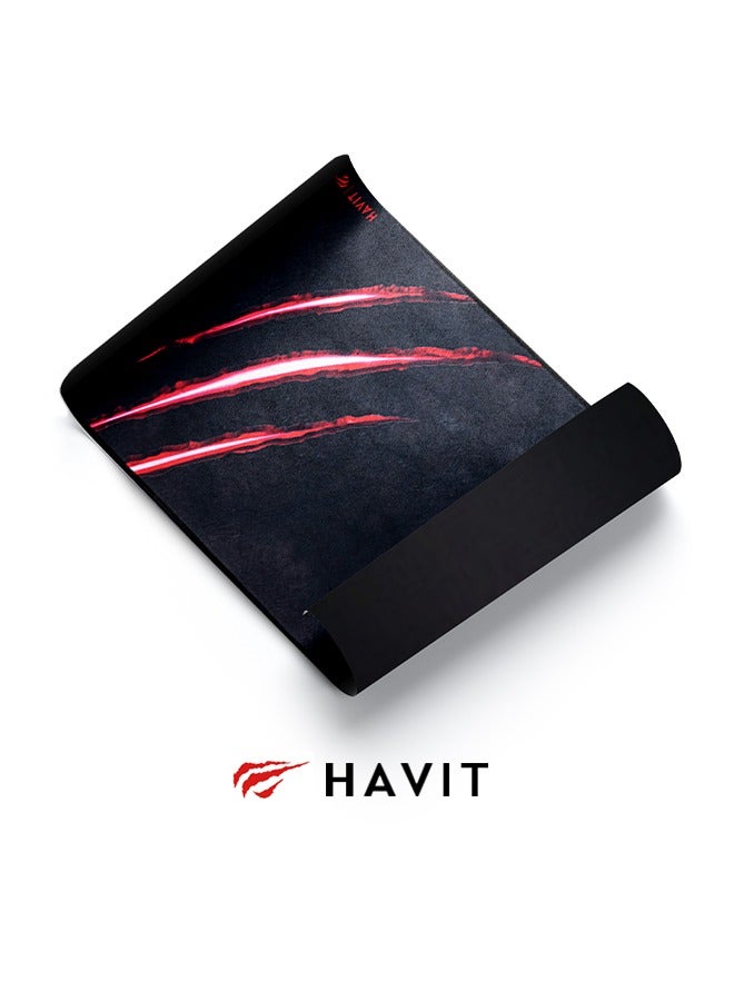 havit Foldable And Thickened Computer Mouse Pad, (70*30cm) Large Game Mouse Pad, Waterproof Computer Desk Pad, Non-Slip And Washable, Suitable For Work And Games - Image 5