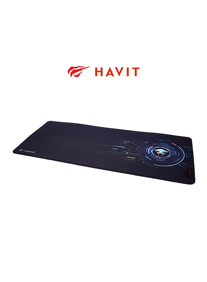 havit Gaming Mouse Pad With Edging, Large Computer Desk Pad Black, 700*300mm Waterproof Pad, Foldable, Suitable For Gaming, Office, Typing - Image 4